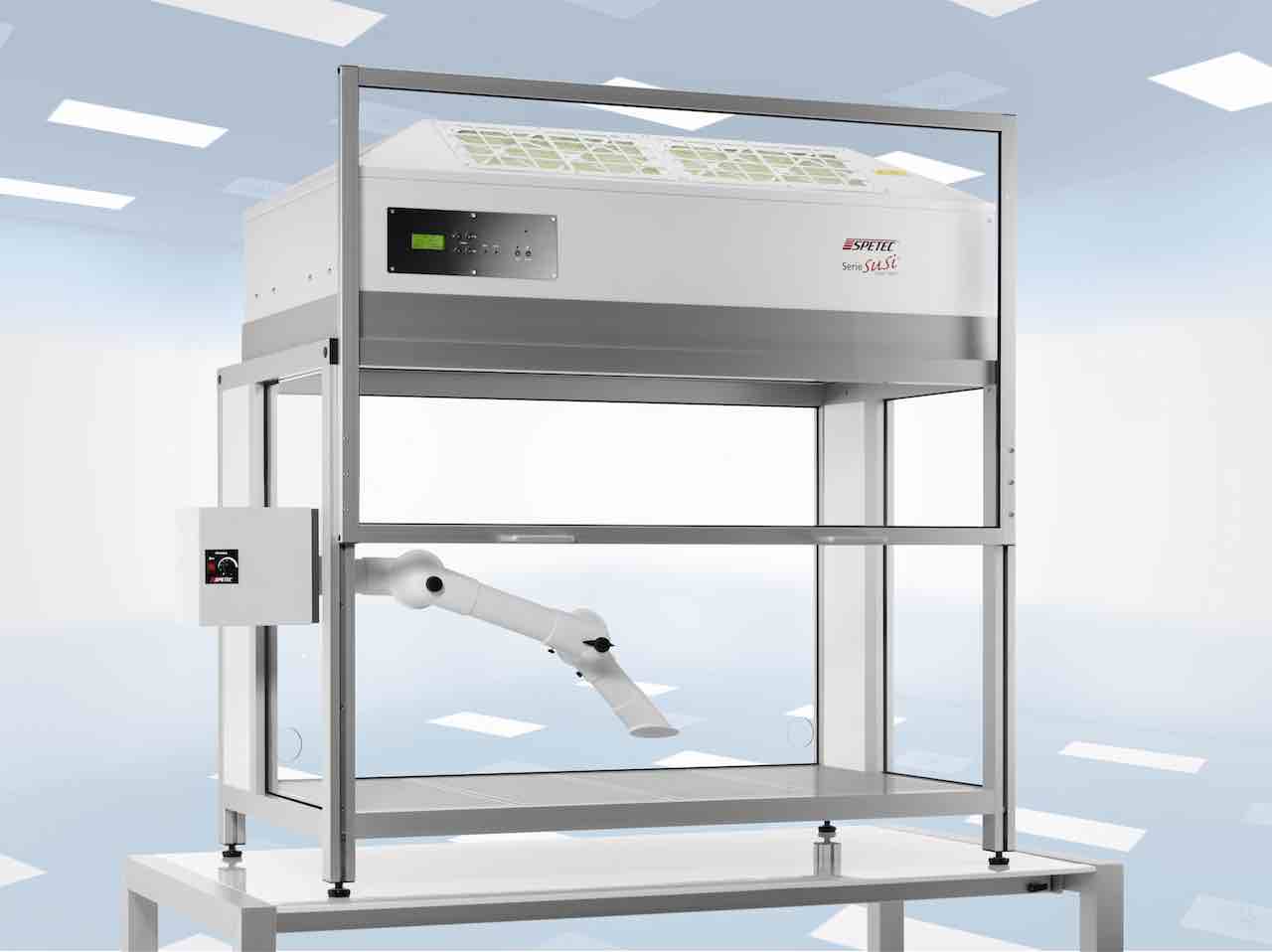 Laminar Flow Box mit Absaugung