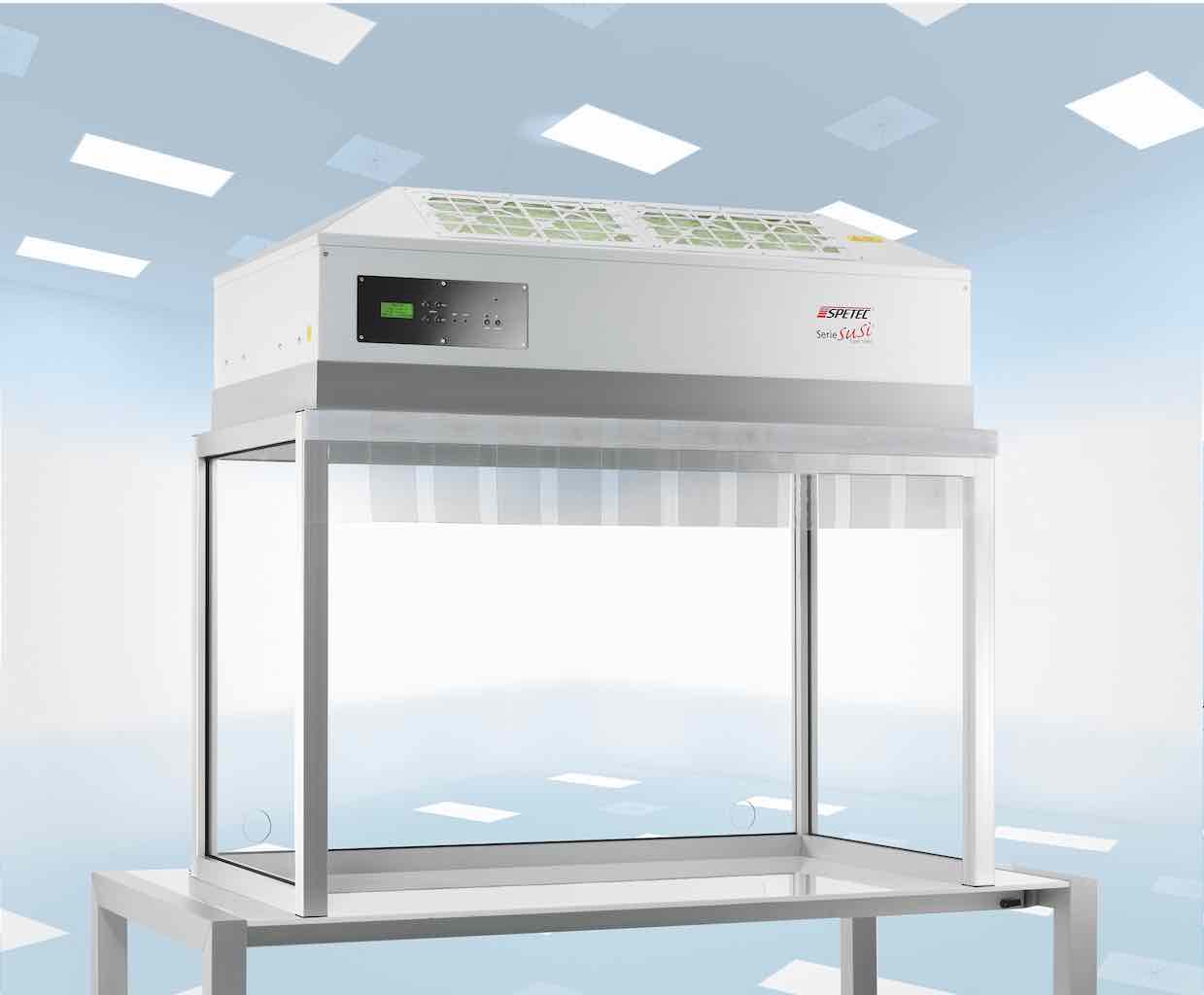Laminar Flow Box Serie Standard mit Vorhang