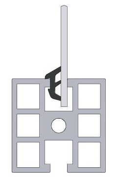 Wandsystem Standard Reinraum Schnitt