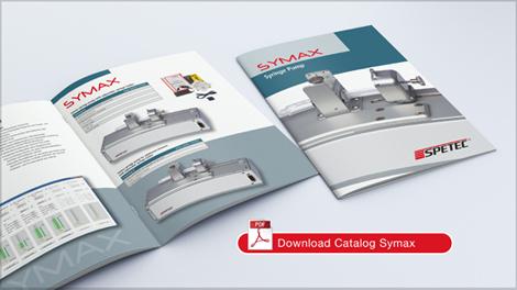 Mockup Syringe Pump Symax Catalogue